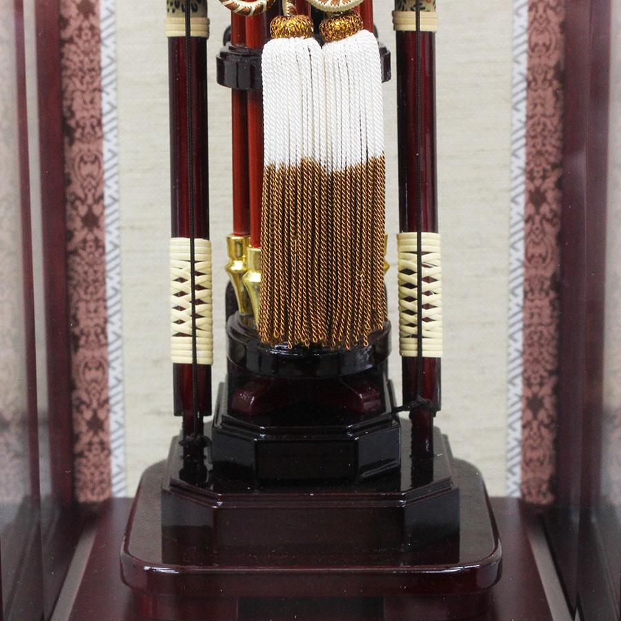 破魔弓】 平安豊久監修 工房寿々登作 1/6 木目之匠破魔弓ケース飾り