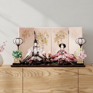 プレミアム親王飾り　選べるお顔立ちの画像