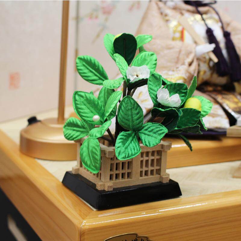  平安豊久作 こうえつ 親王 和桜 総桧収納飾りの画像