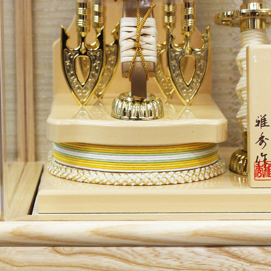 13号白虎白木破魔弓アクリルケース飾り