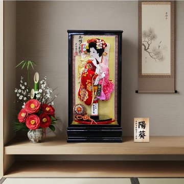 平安豊久作１５号春日羽子板飾りの画像