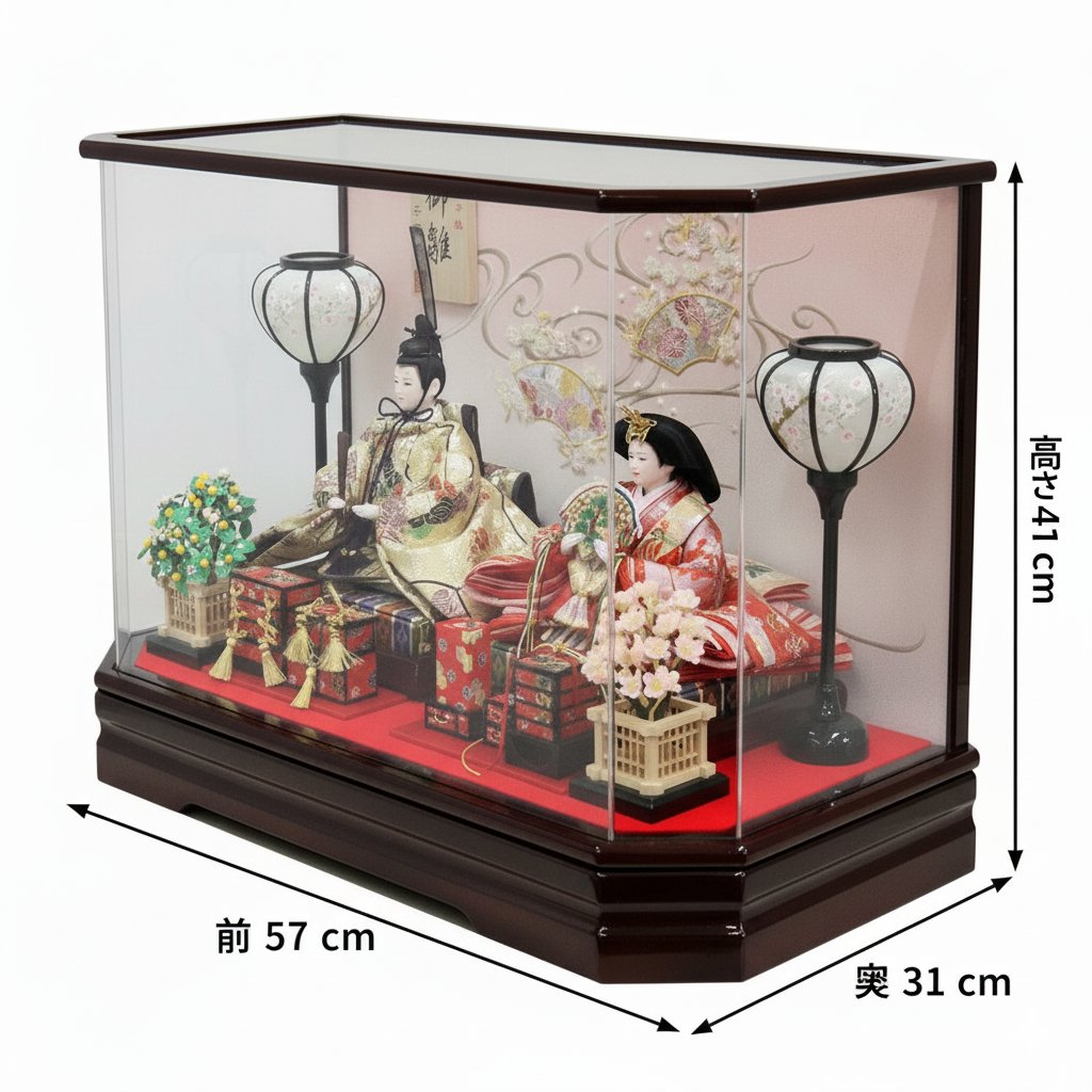 宝雲親王 アクリル六角ケース飾りの画像