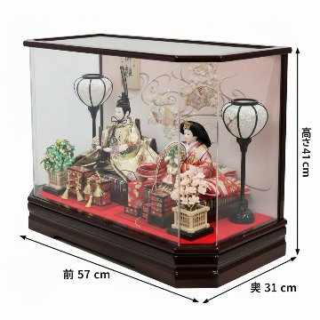 宝雲親王 アクリル六角ケース飾りの画像