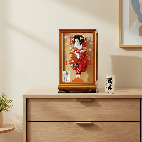 10号新栄華羽子板王朝塗ケース飾りの画像