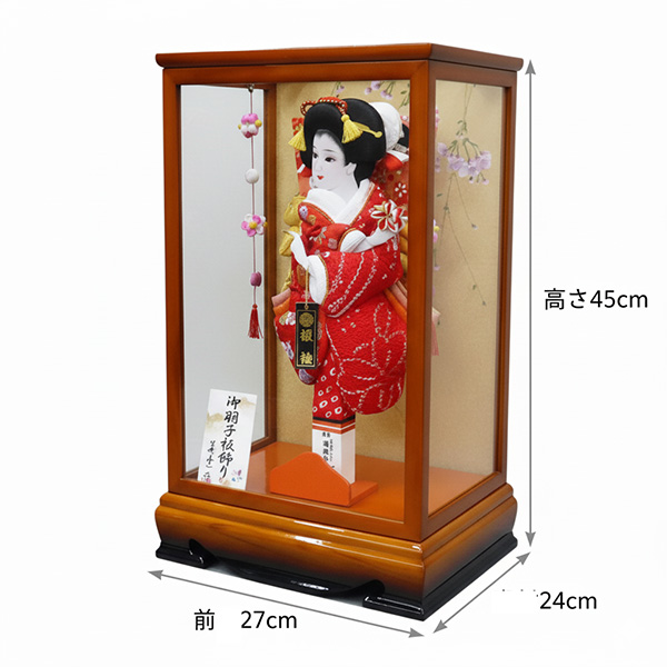 10号新栄華羽子板王朝塗ケース飾りの画像