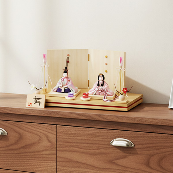 木目込み親王飾り