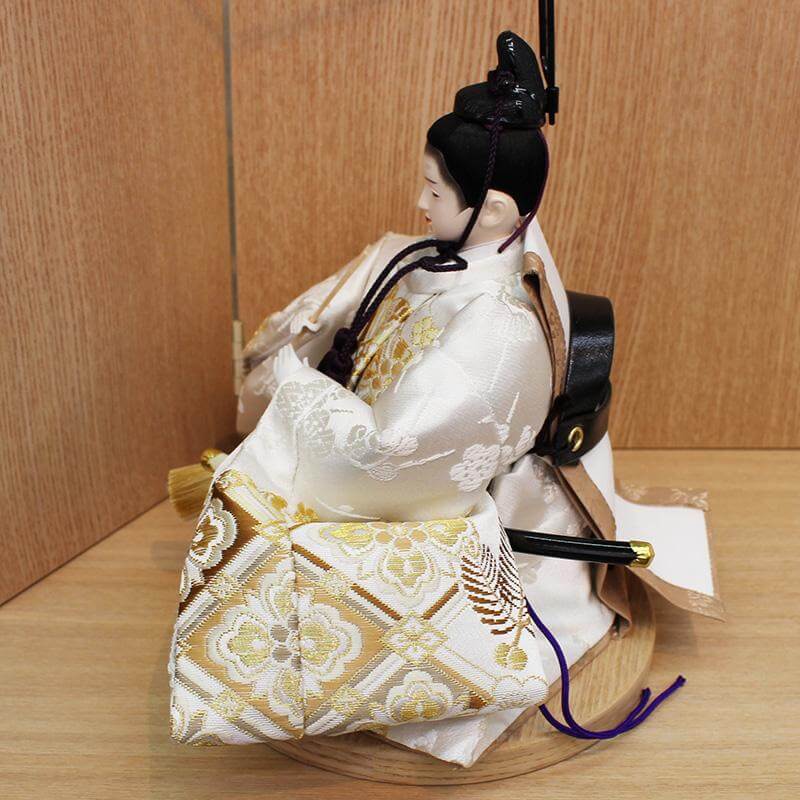 平安豊久 あゆみ 小三五親王 家具調収納飾り（照明付き）の画像