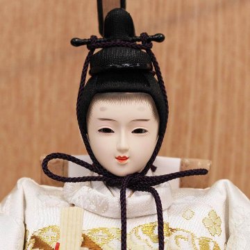 平安豊久 あゆみ 小三五親王 家具調収納飾り（照明付き）の画像