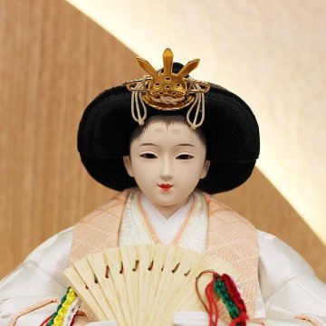 平安豊久 あゆみ 小三五親王 家具調収納飾り（照明付き）の画像