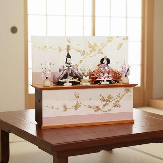 長月工房　喜峯作　芥子親王 家具調収納飾りの画像
