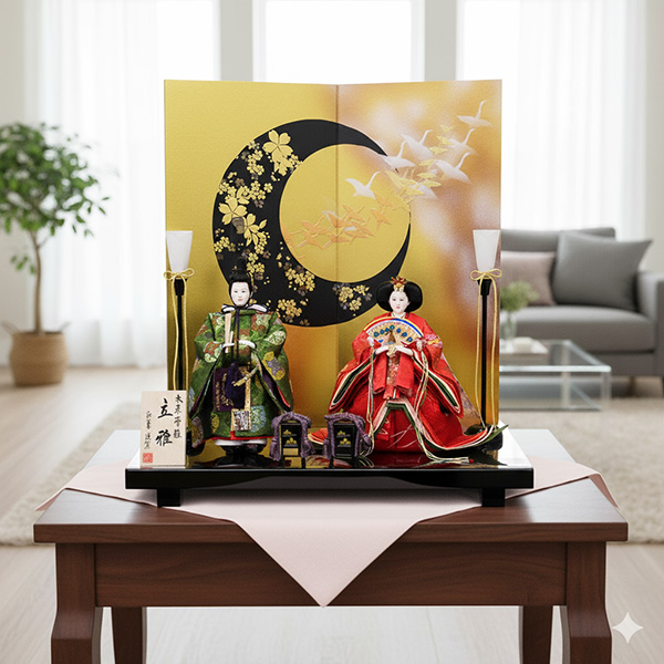 雛人形立ち雛飾り