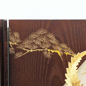 宝童監修 ７号 漆 徳川家康兜 平飾りの画像