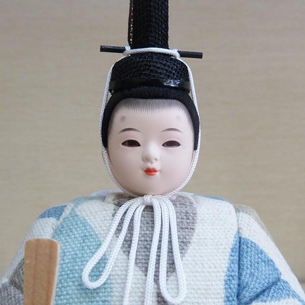 工房ゆうき作 ひなろこ 親王 アクリルケース飾の画像