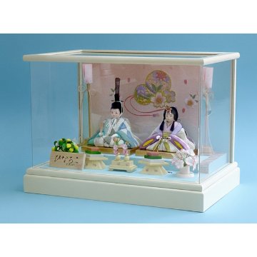 木目込み人形　アクリルケース入・ひなろこ　工房ゆうき ひな人形 工房ゆうき作 木目込み雛人形 ひなろこ 選べる3種類の