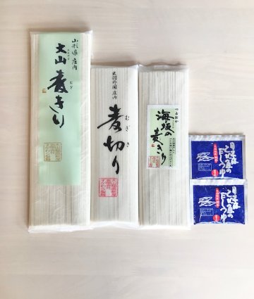 【ネコポス発送】すがわら製麺お試しセット（麦きり）の画像