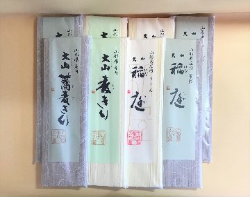 稲庭・麦きり食べ比べセット　8把入の画像