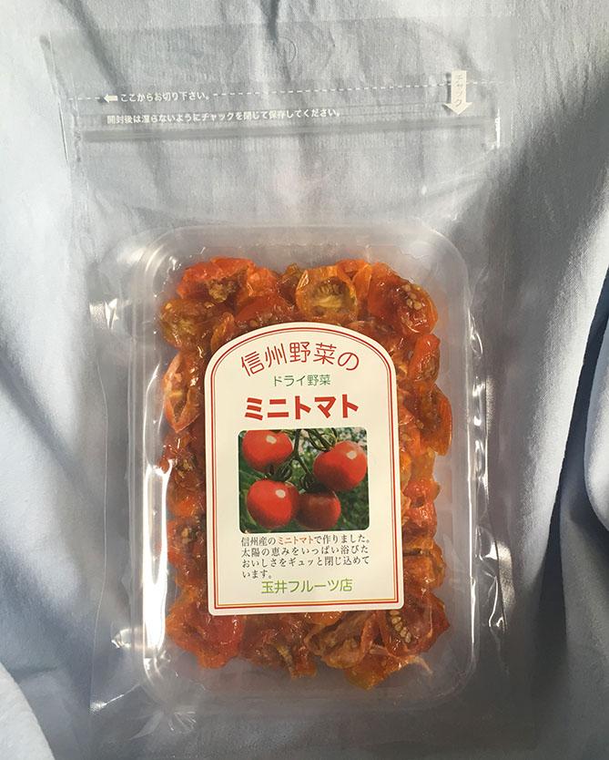 信州産ドライミニトマト　6袋パック画像