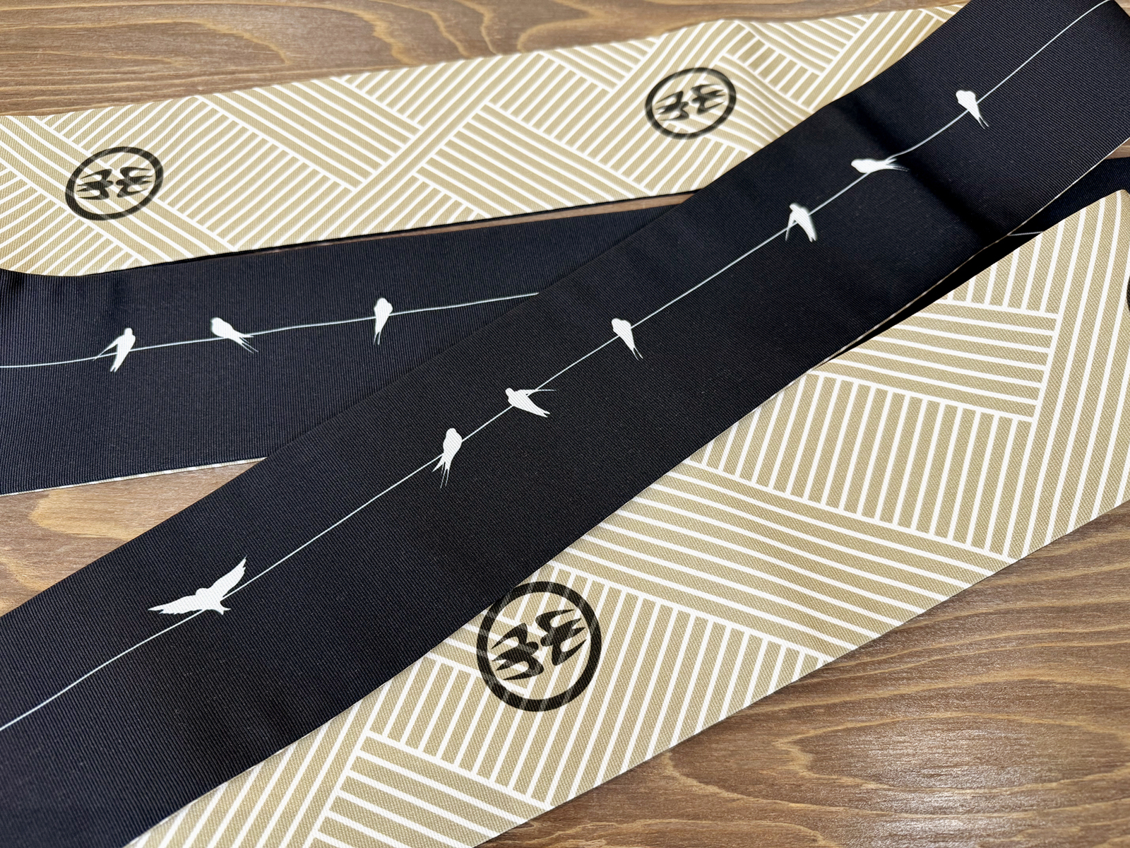 つばめ家紋＜角帯＞　長さ約410cmの画像