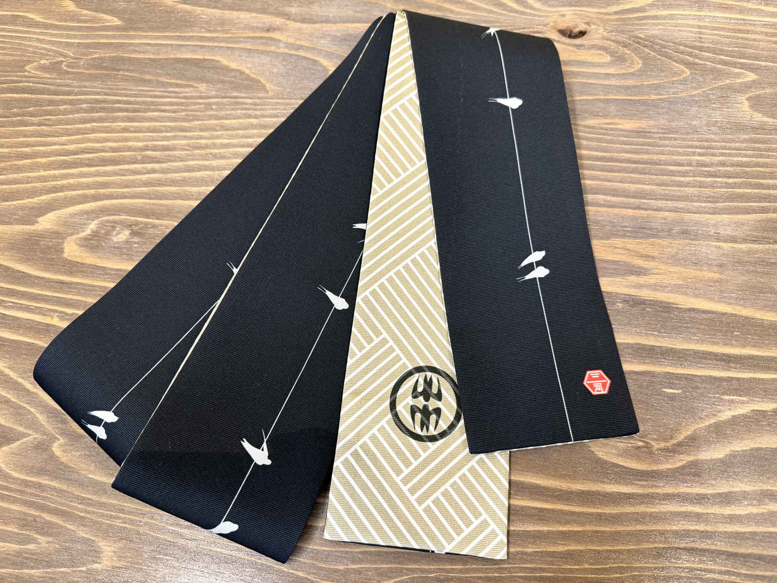 つばめ家紋＜角帯＞　長さ約410cmの画像