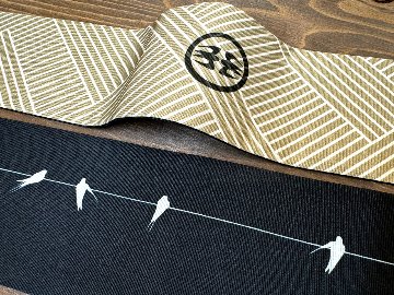 つばめ家紋＜角帯＞　長さ約410cmの画像