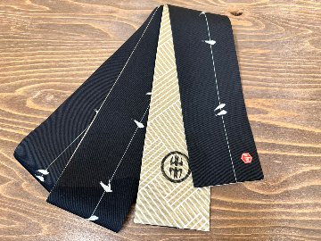 つばめ家紋＜角帯＞　長さ約410cmの画像