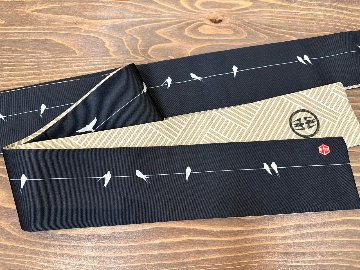 つばめ家紋＜角帯＞　長さ約410cmの画像