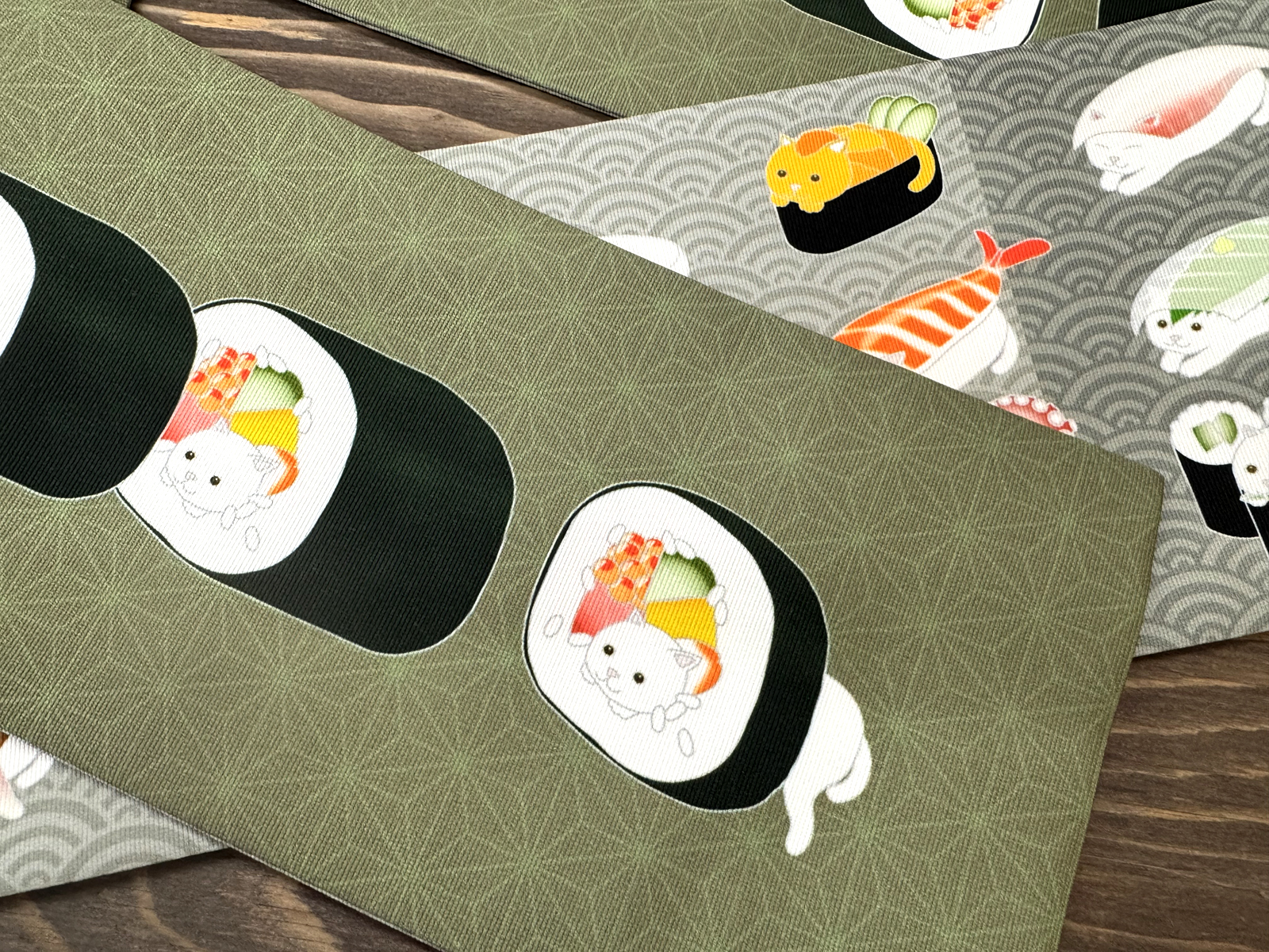 寿司ねこ２＜半幅帯＞　長尺約430cmの画像