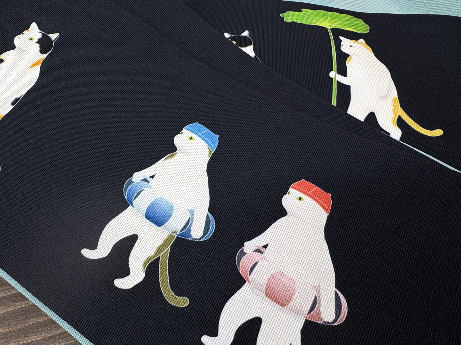 変装猫の休日２＜半幅帯＞　長尺約430cmの画像