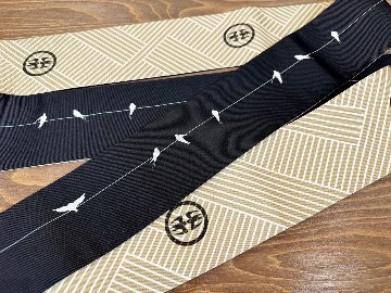 つばめ家紋＜角帯＞　長さ約410cmの画像