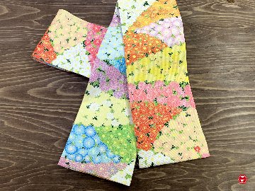 ざる菊＜半幅帯＞　長尺約430cmの画像