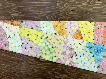 ざる菊＜半幅帯＞　長尺約430cmの画像