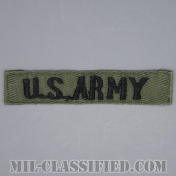U.S.ARMY [サブデュード/横振り刺繍/ネームテープ/パッチ/中古1点物]画像