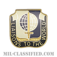 第414民事活動大隊（414th Civil Affairs Battalion）[カラー/クレスト（Crest・DUI・DI）バッジ]画像