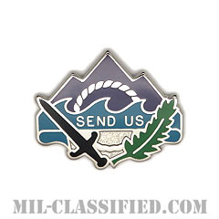 第350民事活動コマンド（350th Civil Affairs Command）[カラー/クレスト（Crest・DUI・DI）バッジ]の画像