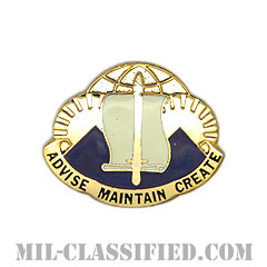 第96民事活動大隊（96th Civil Affairs Battalion）[カラー/クレスト（Crest・DUI・DI）バッジ]の画像