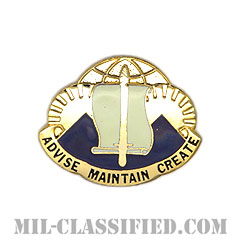 第96民事活動大隊（96th Civil Affairs Battalion）[カラー/クレスト（Crest・DUI・DI）バッジ]画像