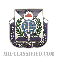 第413民事活動大隊（413th Civil Affairs Battalion）[カラー/クレスト（Crest・DUI・DI）バッジ]画像