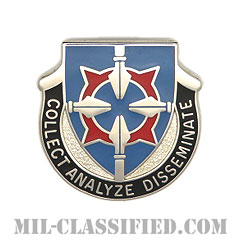 第634軍事情報大隊（634th Military Intelligence Battalion）[カラー/クレスト（Crest・DUI・DI）バッジ]の画像