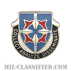 第634軍事情報大隊（634th Military Intelligence Battalion）[カラー/クレスト（Crest・DUI・DI）バッジ]画像