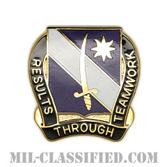 第407民事活動大隊（407th Civil Affairs Battalion）[カラー/クレスト（Crest・DUI・DI）バッジ]画像