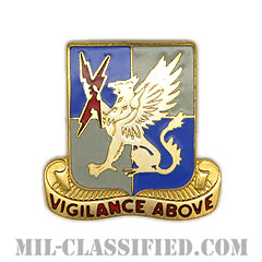 第224軍事情報大隊（224th Military Intelligence Battalion）[カラー/クレスト（Crest・DUI・DI）バッジ]画像