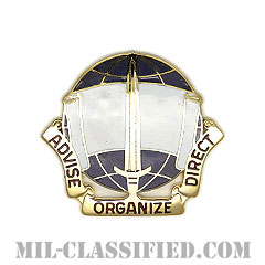 第308民事活動旅団（308th Civil Affairs Brigade）[カラー/クレスト（Crest・DUI・DI）バッジ]の画像