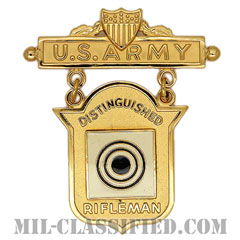 射撃技術競技章 (陸軍栄誉ライフルマン章)（Army Distinguished Rifleman Badge）[バッジ]画像
