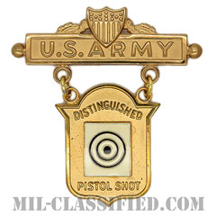 射撃技術競技章 (陸軍栄誉ピストルショット章)（Army Distinguished Pistol Shot Badge）[バッジ]の画像