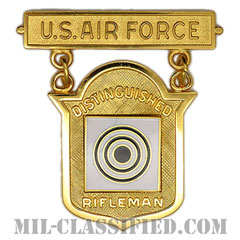 射撃技術競技章 (空軍栄誉ライフルマン章)（Air Force Distinguished Rifleman Badge）[バッジ]画像