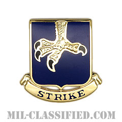 第502歩兵連隊（502nd Infantry Regiment）[カラー/クレスト（Crest・DUI・DI）バッジ]画像