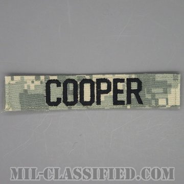 COOPER [UCP（ACU）/ブラック刺繍/ネームテープ/ベルクロ付パッチ/中古1点物]画像