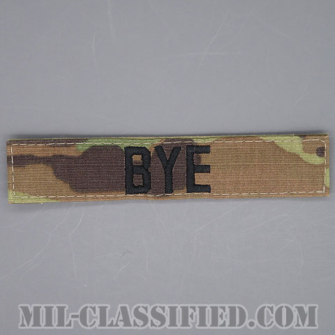 BYE [OCP/ブラック刺繍/ネームテープ/ベルクロ付パッチ/中古1点物]の画像