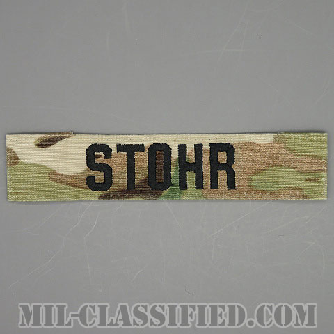 STOHR [OCP/ブラック刺繍/ネームテープ/縫い付け用パッチ/中古1点物]の画像