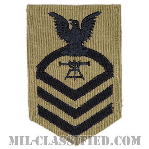 上等兵曹 発射管制技術者（Fire Control Technician (FT)）[カーキ/Male（男性用）/腕章（Rating Badge）階級章]の画像